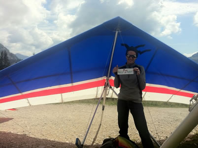 Hang-gliding with Heike